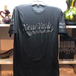 Ring of Fire Black Mens T-Shirt